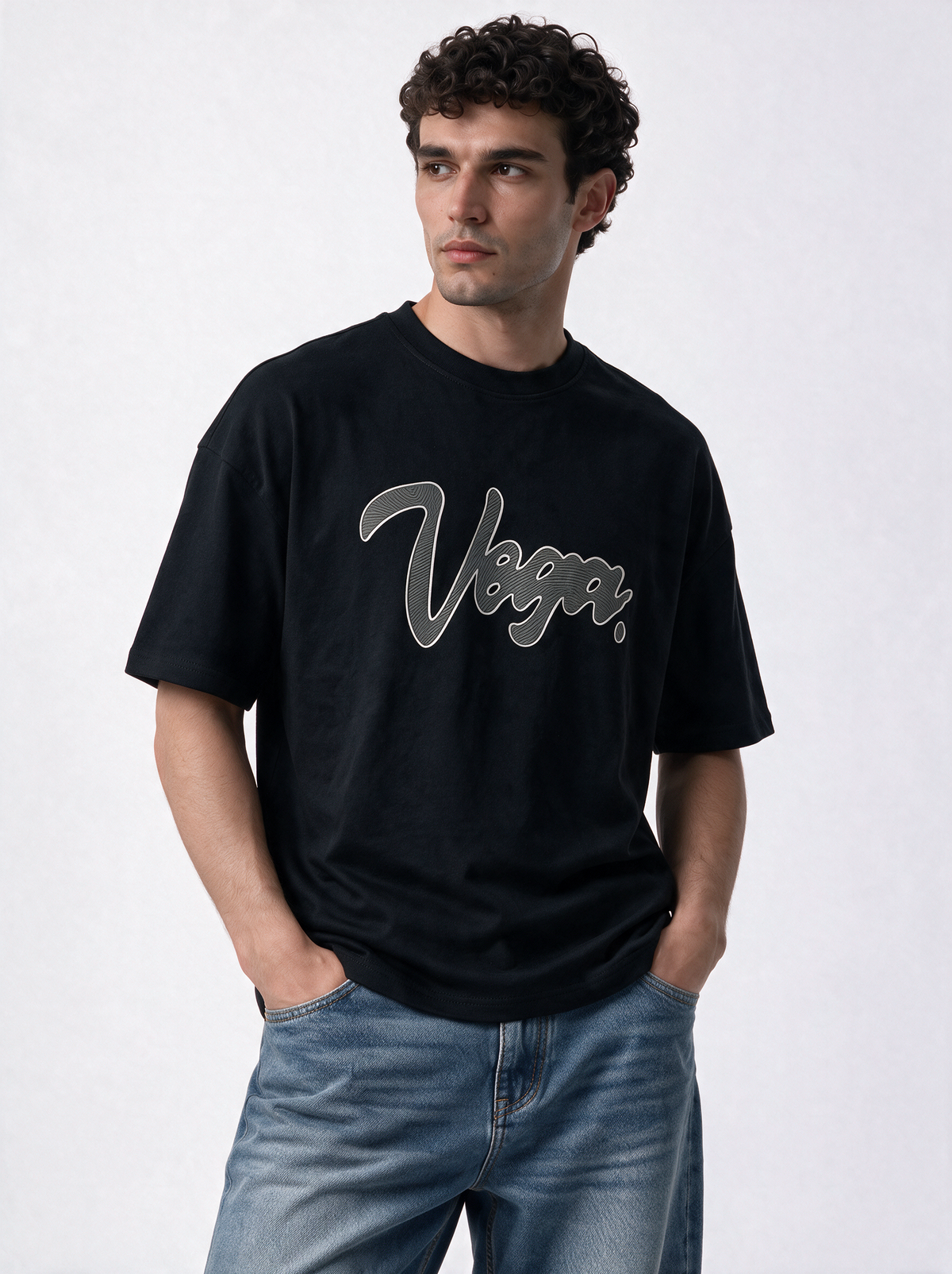 Logo Graphic T-Shirt Knit Relaxed Fit - VEGA