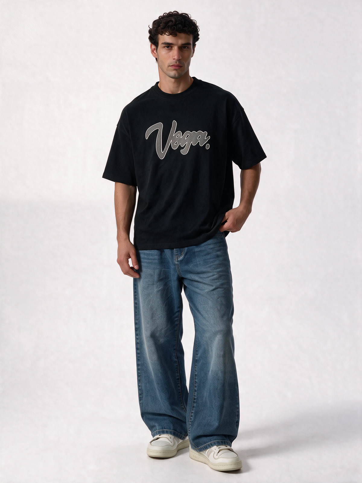 Logo Graphic T-Shirt Knit Relaxed Fit - VEGA
