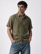 Buttoned Shirt Linen Relaxed Fit - SEVEN