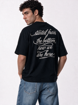 Embroidered Script T-Shirt Knit Relaxed Fit - Seven