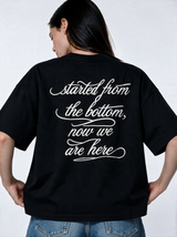 Embroidered Script T-Shirt Knit Relaxed Fit - Seven