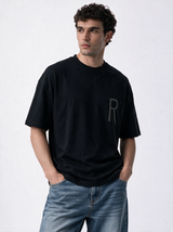 Studded Graphic T-Shirt Knit Relaxed Fit - RCHIVE