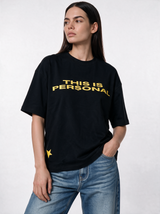 Front Print T-Shirt Relaxed Fit - Kyova