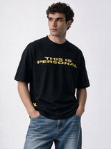 Front Print T-Shirt Relaxed Fit - Kyova
