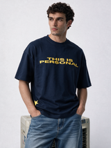 Front Print T-Shirt Relaxed Fit - Kyova