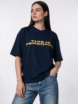 Front Print T-Shirt Relaxed Fit - Kyova
