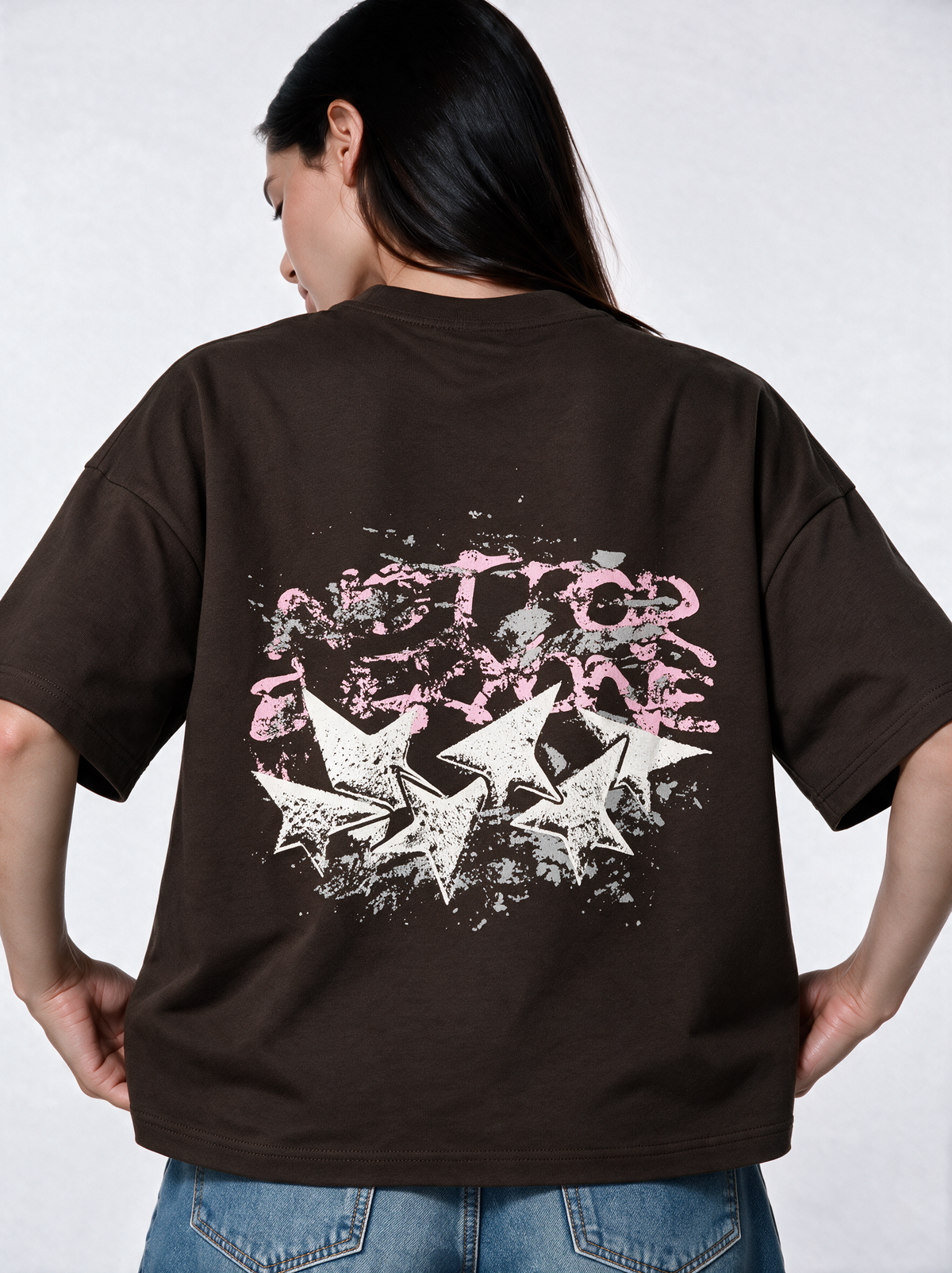 Back Graphic T-Shirt Relaxed Fit - Kyova
