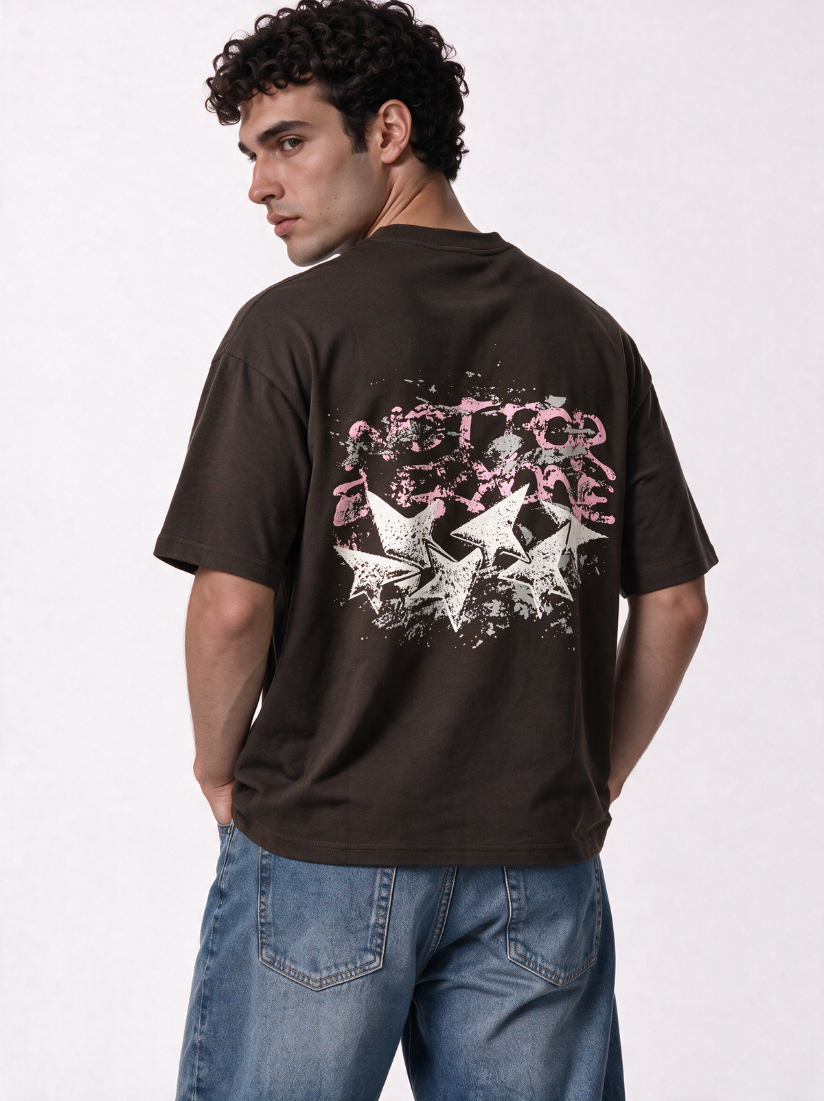 Back Graphic T-Shirt Relaxed Fit - Kyova