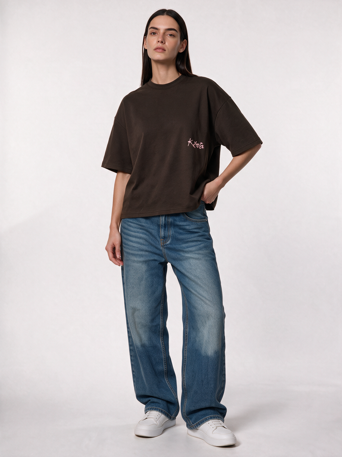Back Graphic T-Shirt Relaxed Fit - Kyova