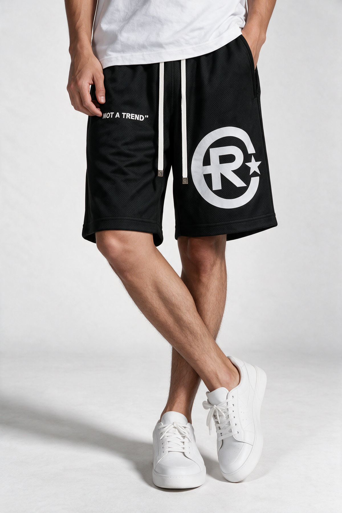 Logo Graphic Mesh Shorts Relaxed Fit - RCHIVE
