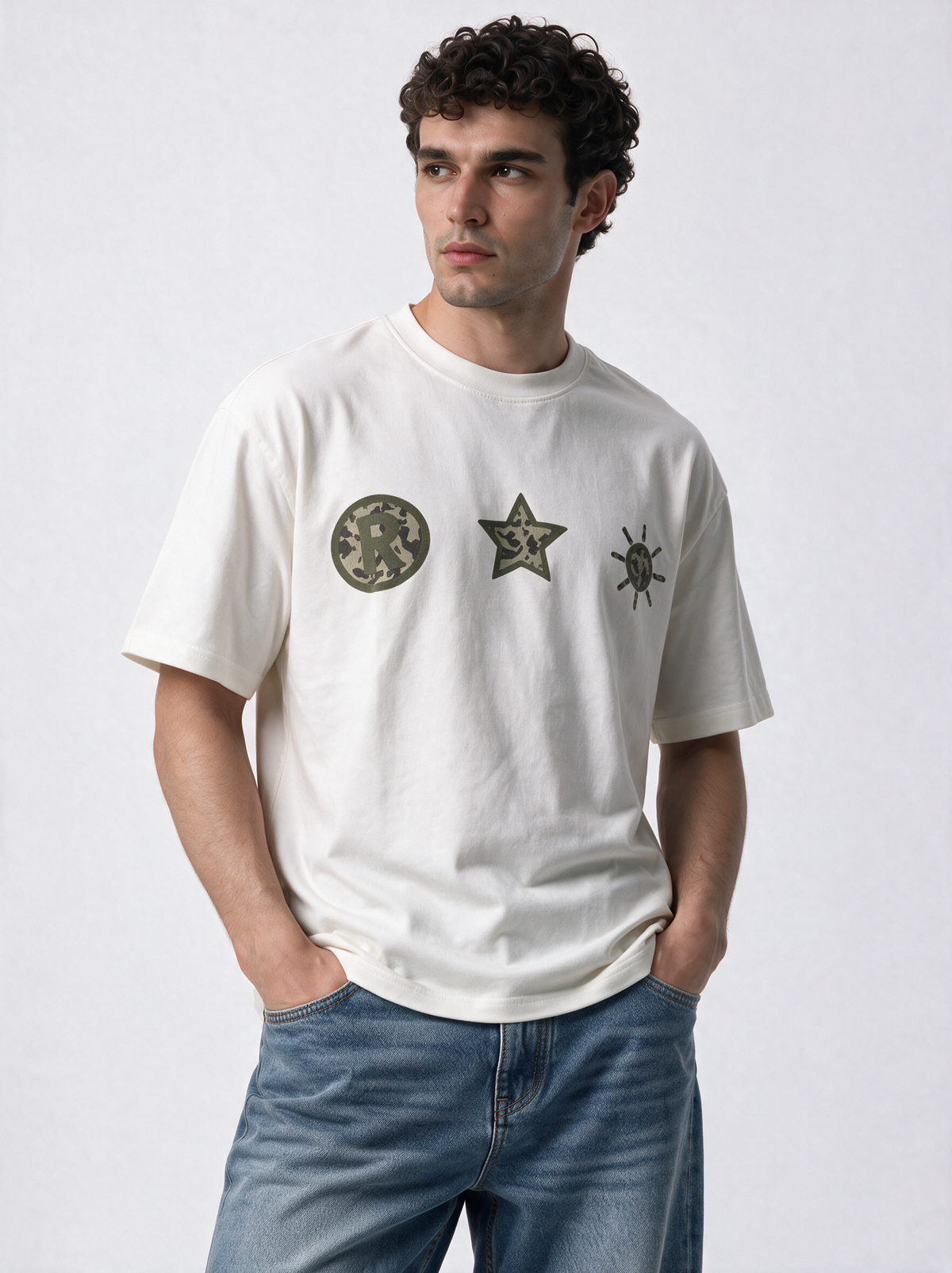 Camo Logo T-Shirt Relaxed Fit - RCHIVE