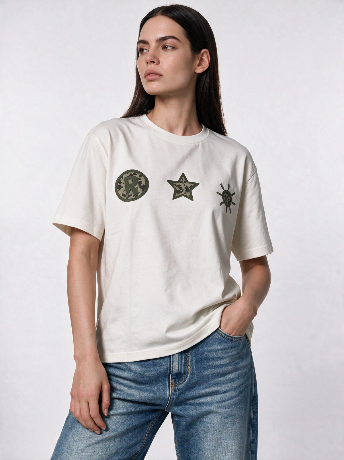 Camo Logo T-Shirt Relaxed Fit - RCHIVE