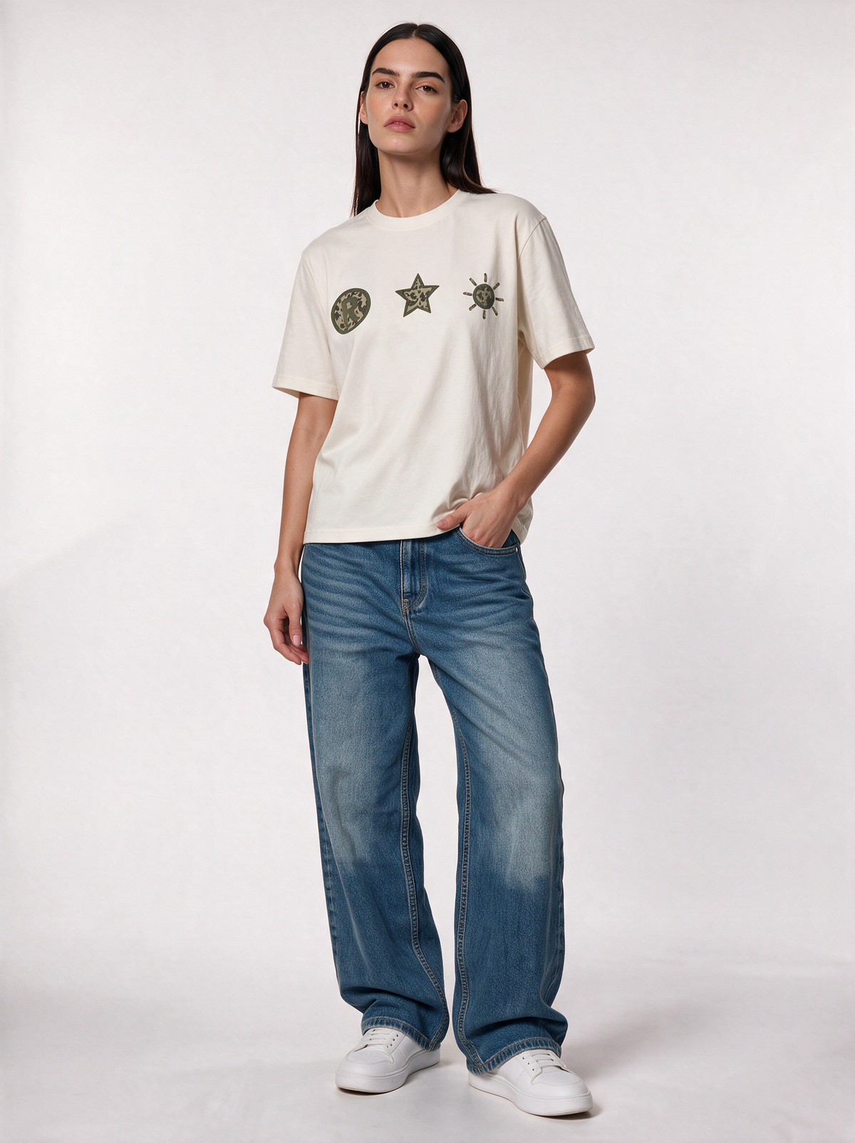 Camo Logo T-Shirt Relaxed Fit - RCHIVE