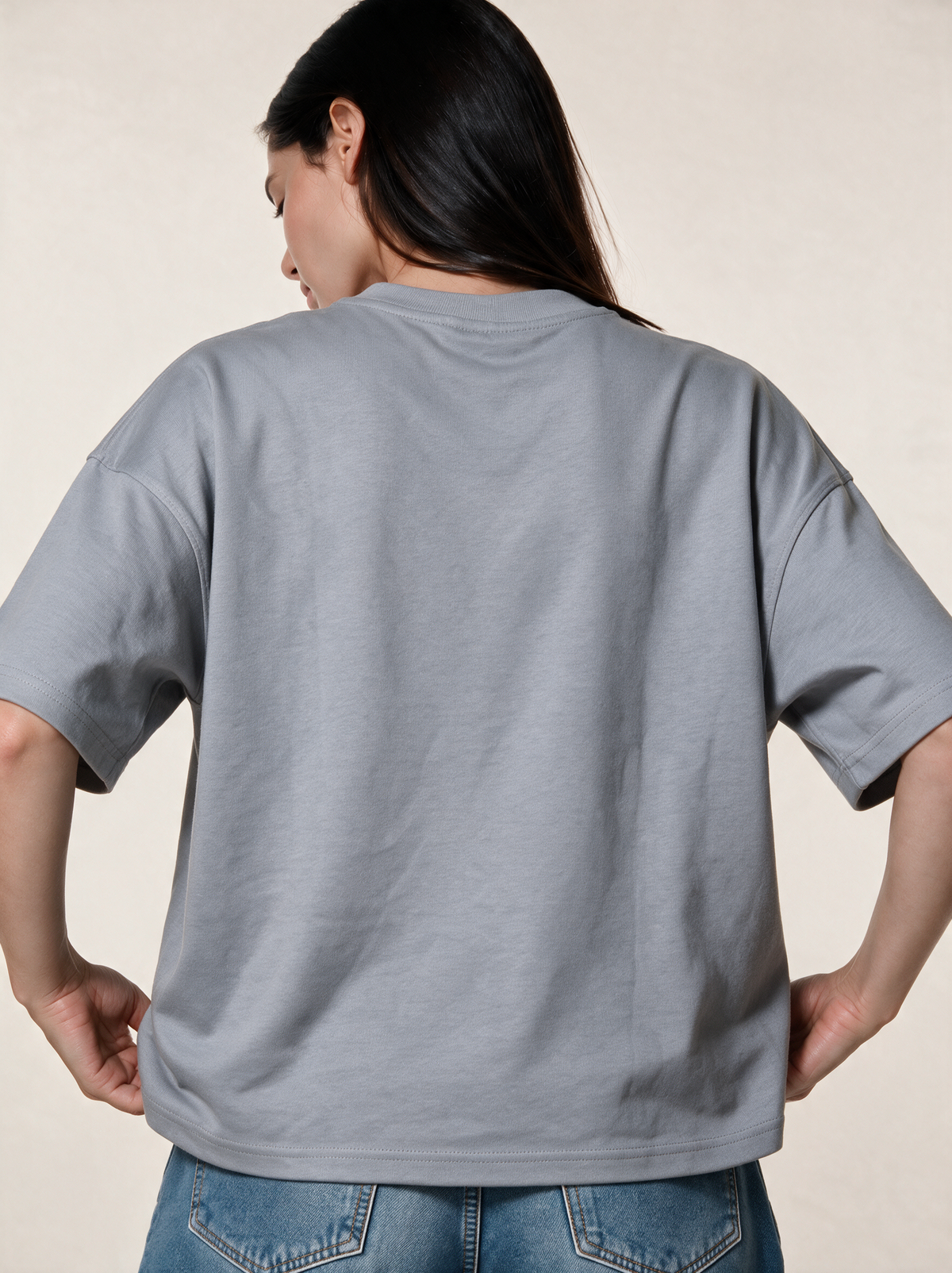 Minimal Logo T-Shirt Jersey Relaxed Fit - FND