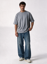 Minimal Logo T-Shirt Jersey Relaxed Fit - FND