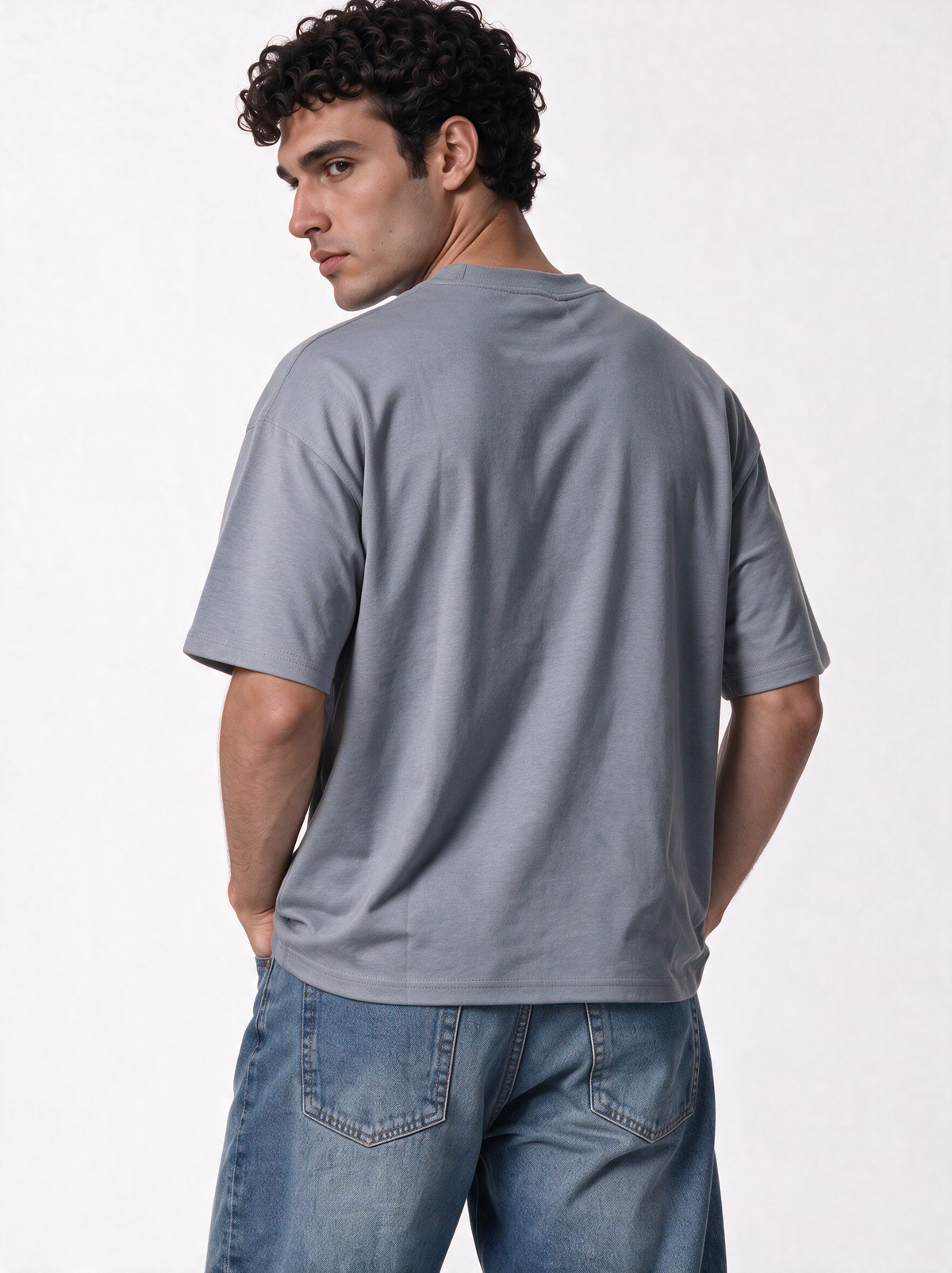Minimal Logo T-Shirt Jersey Relaxed Fit - FND