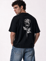 Rose Graphic T-Shirt Relaxed Fit - Santos