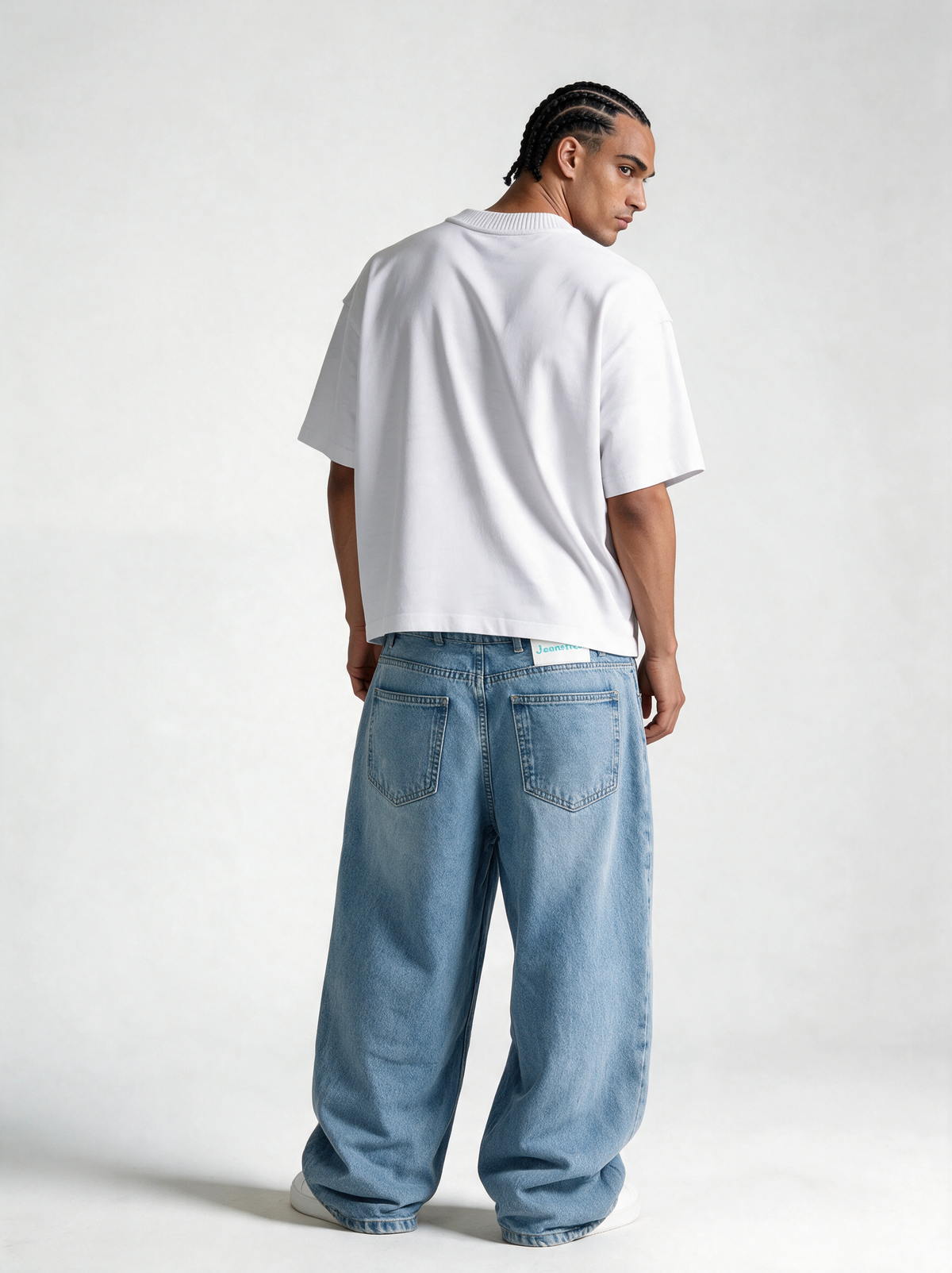 Classic Five-Pocket Jeans Denim Wide Leg - JEANETICS
