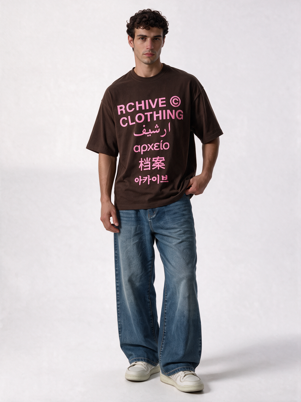Multilingual Graphic T-Shirt Unisex Relaxed Fit - RCHIVE