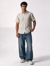 Buttoned Shirt Linen Relaxed Fit - SEVEN
