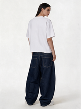 Classic Five-Pocket Jeans Denim Wide Leg - JEANETICS