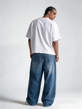 Classic Five-Pocket Jeans Denim Wide Leg - JEANETICS