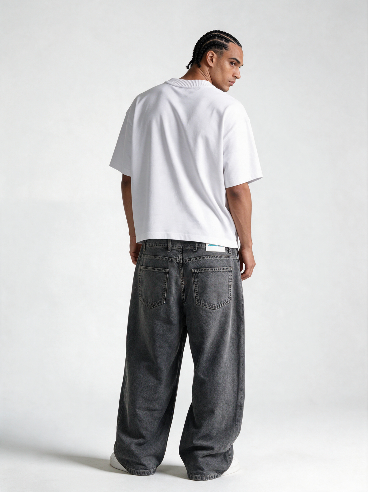 Classic Five-Pocket Jeans Denim Wide Leg - JEANETICS