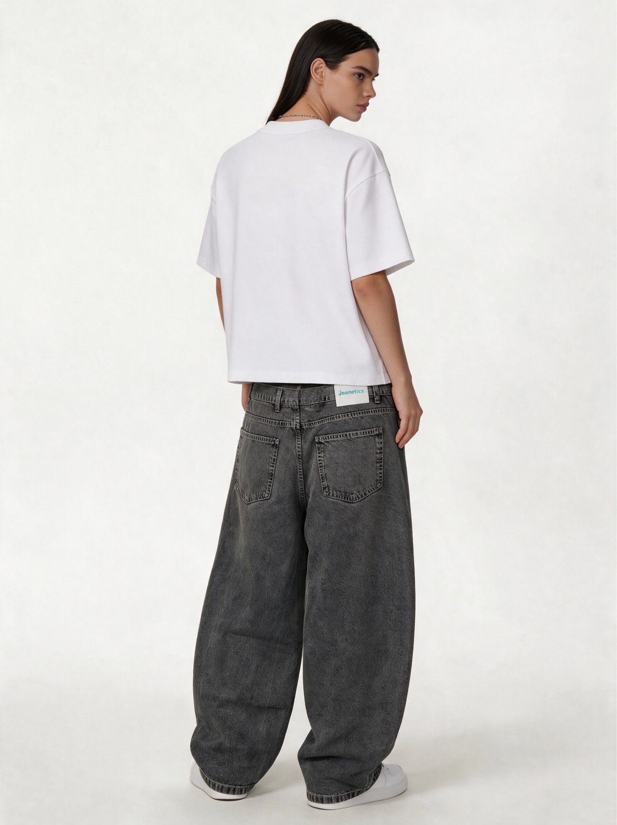 Classic Five-Pocket Jeans Denim Wide Leg - JEANETICS