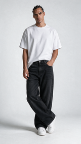 Classic Five-Pocket Jeans Denim Wide Leg - JEANETICS