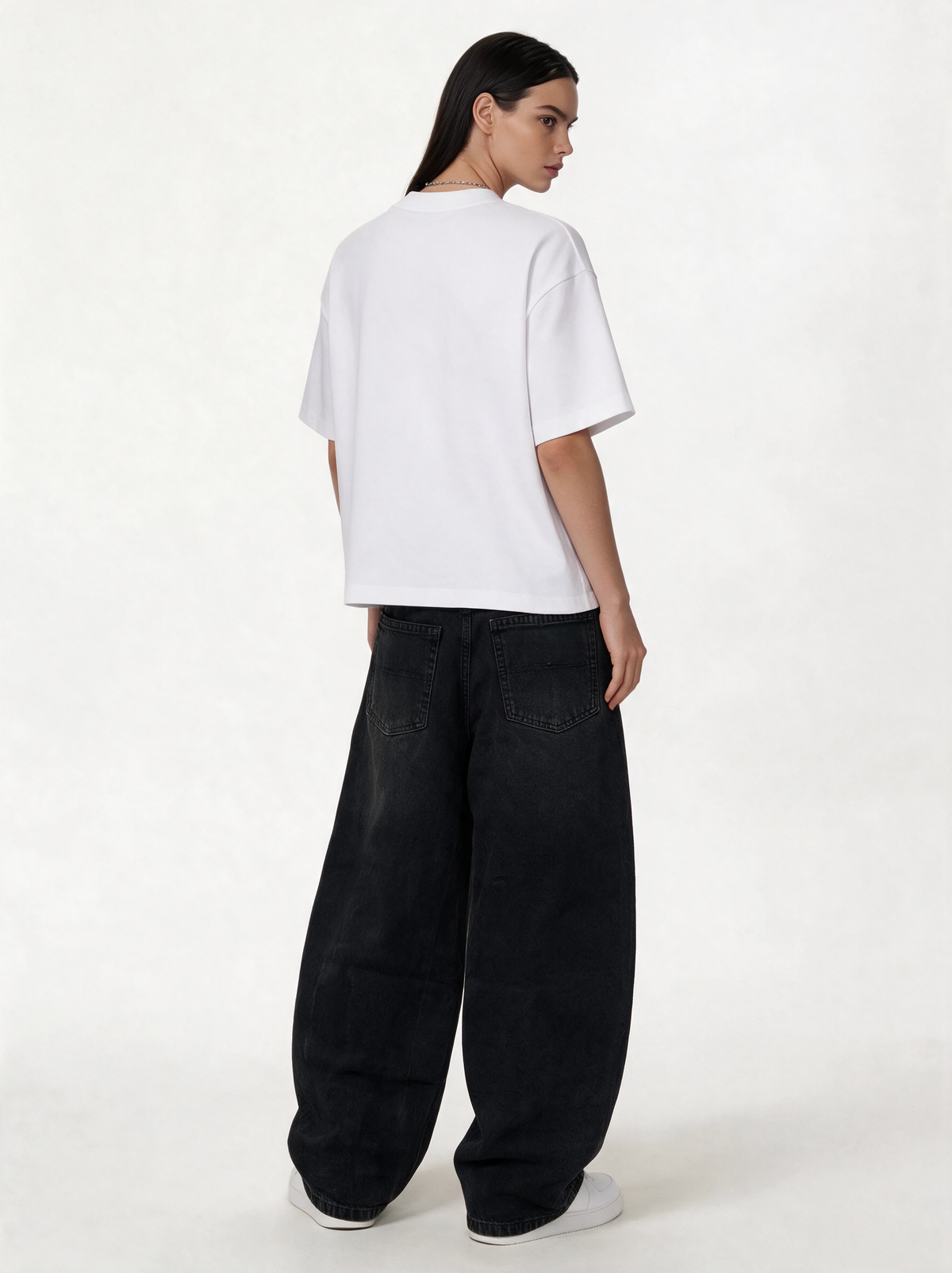 Classic Five-Pocket Jeans Denim Wide Leg - JEANETICS