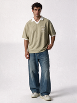 Back Print Shirt Knit Relaxed Fit - Genz Saudi