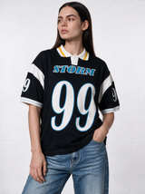 Varsity Number T-Shirt Relaxed Fit - Genz Saudi