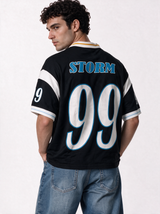 Varsity Number T-Shirt Relaxed Fit - Genz Saudi