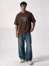 Graphic T-Shirt Knit Relaxed Fit - Genz Saudi