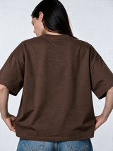 Graphic T-Shirt Knit Relaxed Fit - Genz Saudi