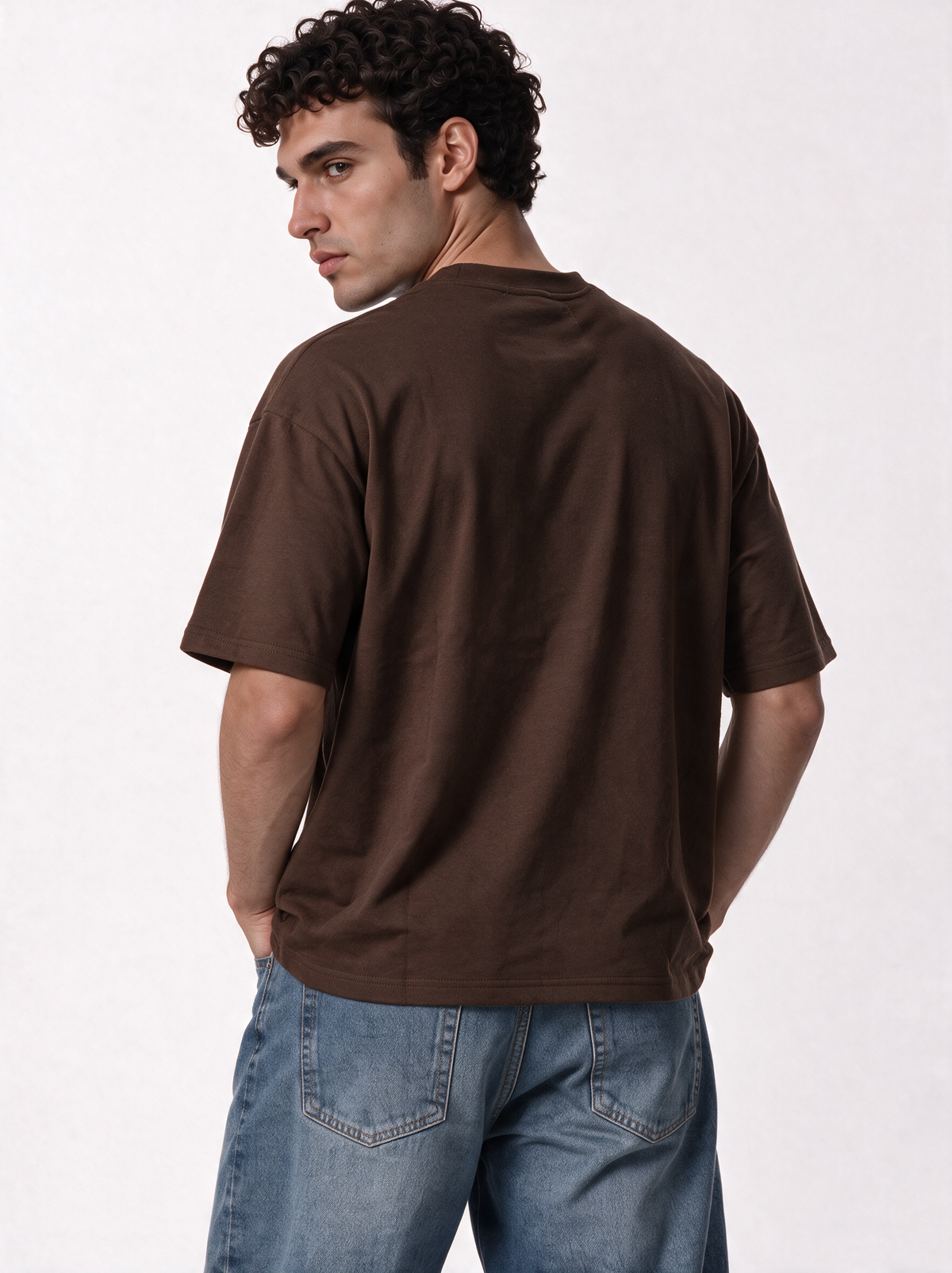 Graphic T-Shirt Knit Relaxed Fit - Genz Saudi