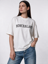 Back Print T-Shirt Relaxed Fit - Genz Saudi
