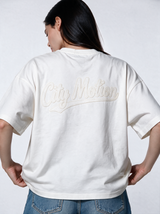 Embroidered Logo T-Shirt Relaxed Fit - Genz Saudi