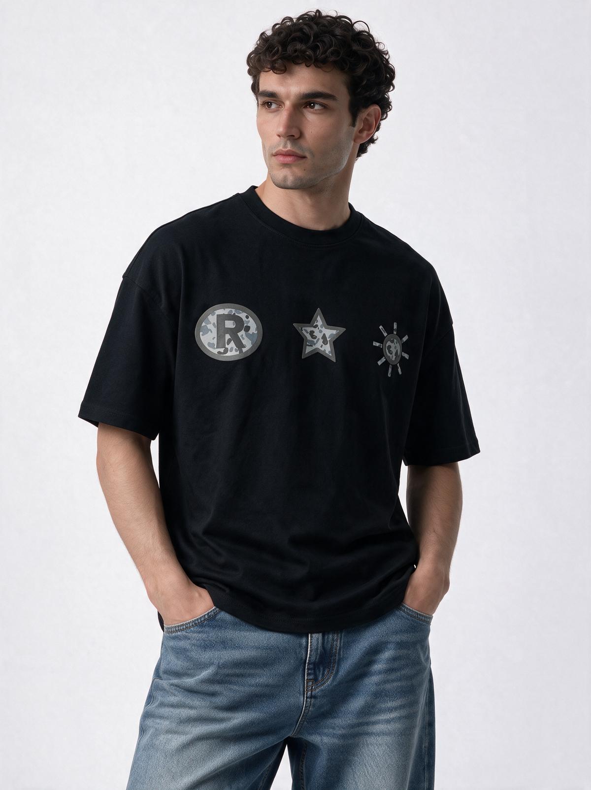 Camo Logo T-Shirt Relaxed Fit - RCHIVE