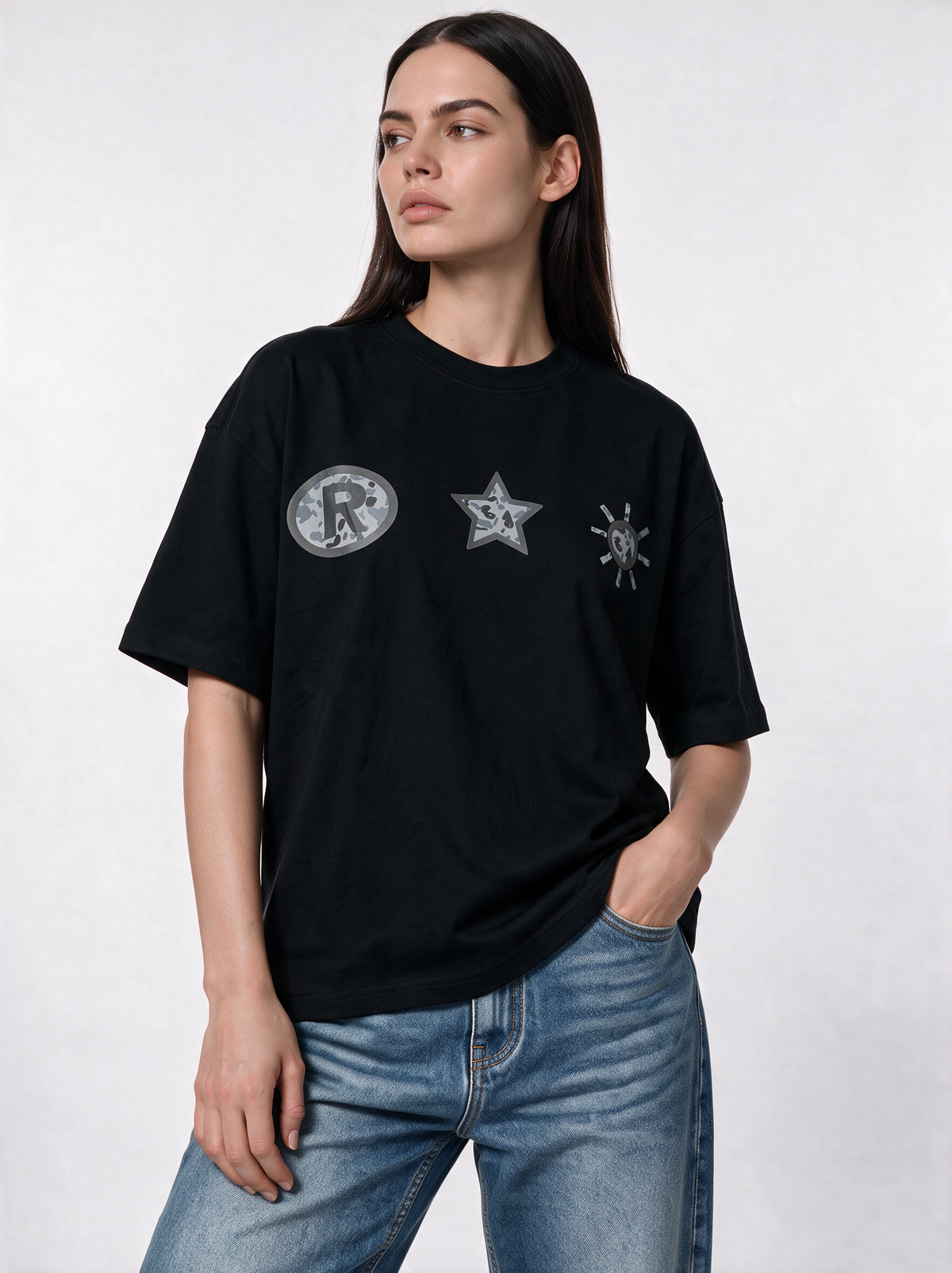 Camo Logo T-Shirt Relaxed Fit - RCHIVE