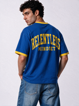 Relentless Graphic T-Shirt Oversized Fit - Genz Saudi
