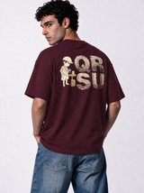Graphic T-Shirt Knit Oversized Fit - Genz Saudi
