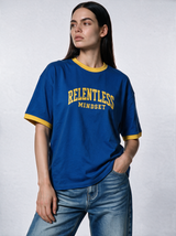 Relentless Graphic T-Shirt Oversized Fit - Genz Saudi