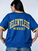 Relentless Graphic T-Shirt Oversized Fit - Genz Saudi