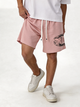 Graphic Drawstring Shorts Relaxed Fit - Vega