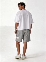 Graphic Drawstring Shorts Relaxed Fit - Vega