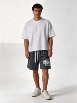 Graphic Drawstring Shorts Relaxed Fit - Vega