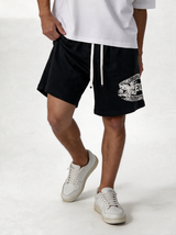 Graphic Drawstring Shorts Relaxed Fit - Vega