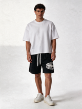Graphic Drawstring Shorts Relaxed Fit - Vega