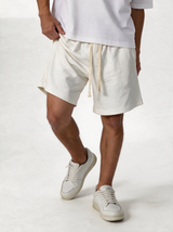 Drawstring Shorts Fleece Relaxed Fit - Zamari